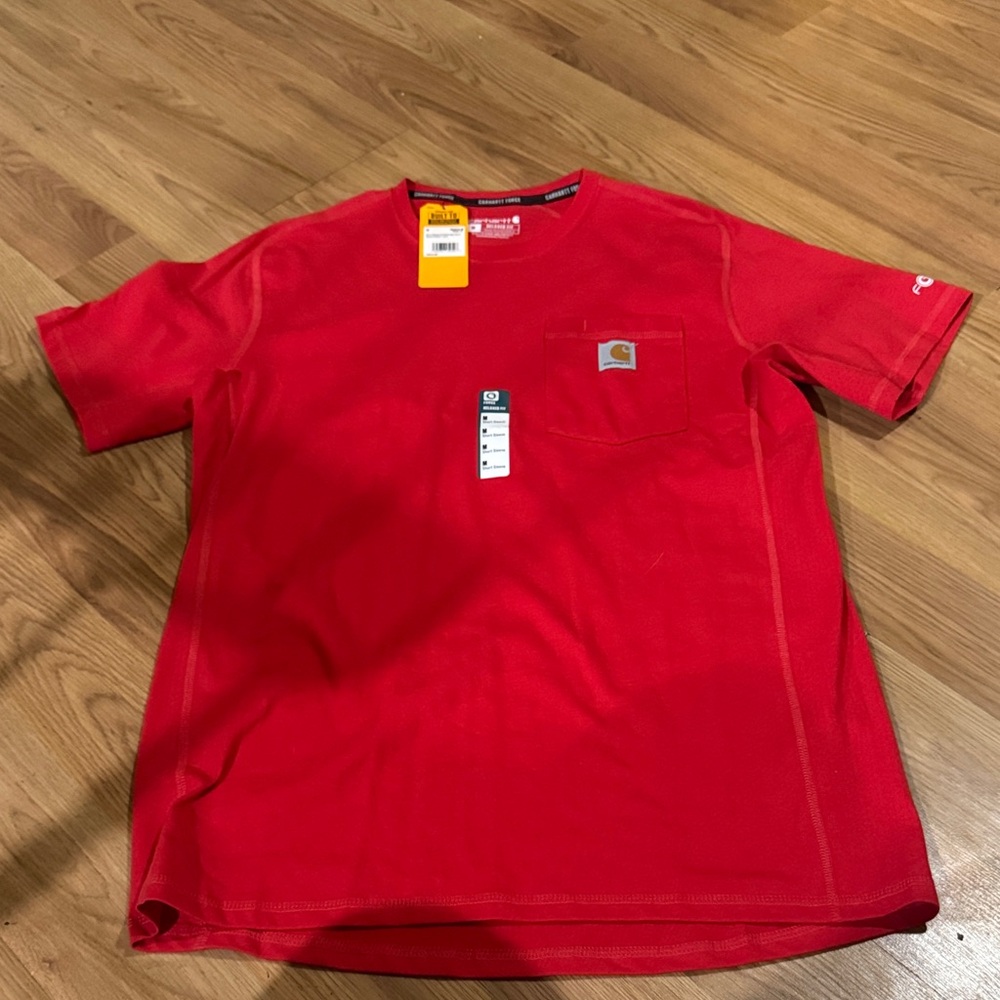 Carhartt Men's Vibrant Red Short Sleeve Tee